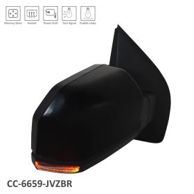 Ford Pickup F150 2015-2018 Passenger Side Power Door Mirror - FO1321530 - OEM - FL3Z17682GAPTM