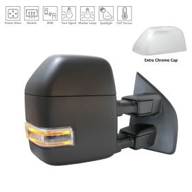 Ford Pickup Superduty 2017-2019 Passenger Side Power Tow Door Mirror - FO1321610