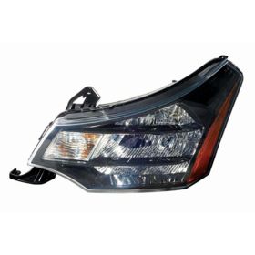 2009-2011 Ford Focus Head Lamp Driver Side Black/Chrome Trim Coupe 09-10/Sedan Ses 10-11 HQ - OEM# 9S4Z13008B - FO2502269-3