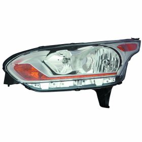 2014-2018 Ford Transit Connect Head Lamp Driver Side Chrome Bezel W/Adaptive Lamp Xlt Frontom 14/3/13-14 /16-17/Wgn Titanium 14-17 HQ - OEM# DT1Z13008Q - FO2502326-3