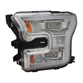 2015-2017 Ford Pickup- F150 Headlamp Assembly, Lh (Driver Side)- Led Style- Fits Extended And Crew Cab Models- Capa Certified - FO2502344-2