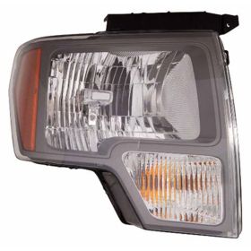 2010 Ford Pickup Ford Lightduty Head Lamp Passenger Side Fx2 Model Sterling Gray Trim HQ - OEM# AL3Z13008AG - FO2503297-3