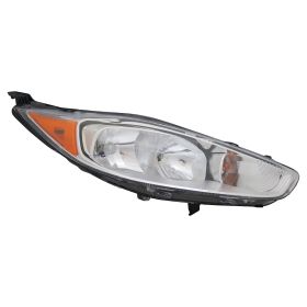 2014-2019 Ford Fiesta Hatchback Head Lamp Passenger Side Halogen Titanium Model HQ - OEM# D2BZ13008M - FO2503325-3