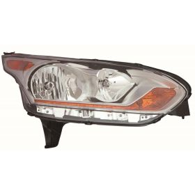 2014-2018 Ford Transit Connect Head Lamp Passenger Side Chrome Bezel W/Adaptive Lamp Xlt Frontom 14/3/13-14 /16-17/Wgn Titanium 14-17 HQ - OEM# DT1Z13008N - FO2503326-3