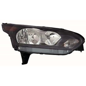 2014-2018 Ford Transit Connect Head Lamp Passenger Side Halogen Black Bezel Van/Wgn Xl Model W/O Adaptive Lamps - OEM# DT1Z13008P - FO2503327-3