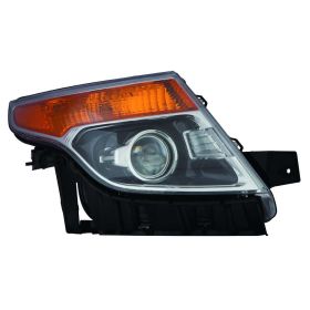 2013-2015 Ford Explorer Headlamp Assembly, Rh (Passenger Side)- Police Model- W/O Strobe Light - FO2503328-2