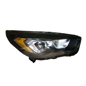 2017-2019 Ford Escape Headlamp Assembly, Rh (Passenger Side)- Halogen- W/ Signature Lamps- W/ Black Bezel- Capa Certified - FO2503352-2