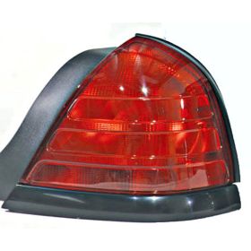 2000-2011 Ford Crown Victoria Tail Lamp Passenger Side (Black Moulding-2 Bulb-Red) HQ - OEM# 8W7Z13404A - FO2801160-3