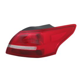 2015-2018 Ford Focus Tail Lamp Passenger Side Sedan HQ - OEM# F1EZ13404B - FO2805114-3