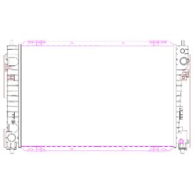 2008-2012 Ford Escape (Except Hybrid) Radiator -Except Hybrid- 3.0L - FO3010278-2