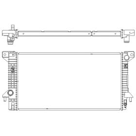 2015-2017 Ford Expedition Radiator- 3.5L Std Cooling/ 3.7L; 5.0L Super Cooling - FO3010306-2