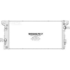 2015-2020 Ford Pickup- F150 Radiator- 2.7L/ 3.5L/ 5.0L - FO3010334-2