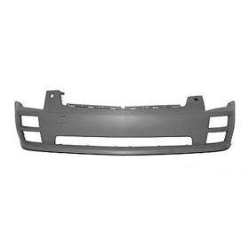 2005-2007 Cadillac Sts Bumper Front W/H/Lp Wash Hole Primed - GM1000755-3