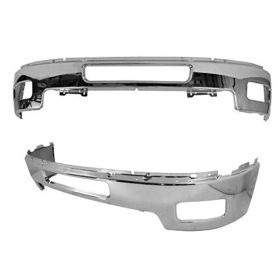 Front Bumper- Chrome- W/Fog Lamp Hole Oem# 25883349