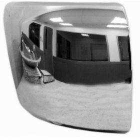 Front Bumper End, Rh (Passenger Side)- Chrome- W/O Fog Lamp Hole Oem# 22796187
