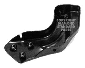 1988-1993 Gmc Fullsize C/k Pickup - Front Driver Side Inner Bumper Mounting Bracket - GM1066110