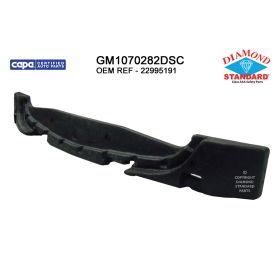 2016-2016 Chevrolet Malibu Limited Front Bumper Absorber- Black - GM1070282-2