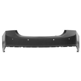2016-2018 Chevrolet Malibu Bumper Rear Primed W/O Parallel Park W/Blind Spot/4 Park Assist - OEM# 23352768 - GM1100980-3