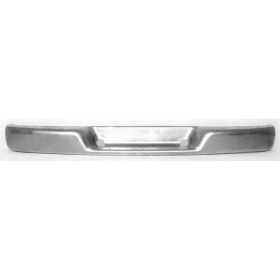 Rear Bumper Face Bar- Chrome- W/O Sensor Holes Oem# 15733283