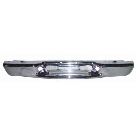 Chevrolet S10 Pickup 1998-2004 Step Bumper Face Bar Chrome Fltsd - GM1102415V