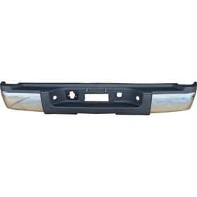 2007-2010 Chevrolet Silverado 2500 / 3500 Rear Step Bumper Assembly- Chrome Ends- W/O Sensor-  -2 Rear Tires - GM1103150-2