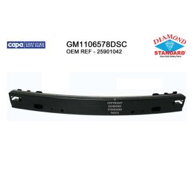 2005-2010 Pontiac G6 Rear Bumper Rebar- Steel - GM1106578-2