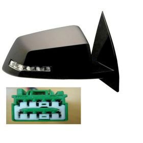 GMC Acadia 2008-2012 Passenger Side Power Door Mirror - GM1321402 OEM# 25883678