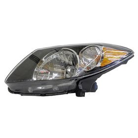 2003-2004 Pontiac Vibe Headlamp Assembly  Lh (Driver Side)- Black Bezel - GM2502238-2