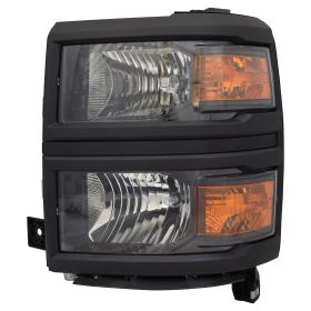 2014-2015 Chevrolet Pickup Chevy Silverado 1500 Head Lamp Driver Side Ls Model Black HQ - OEM# 84434763 - GM2502395-3