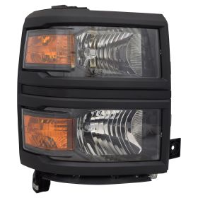 2014-2015 Chevrolet Pickup Chevy Silverado 1500 Head Lamp Passenger Side Ls Model Black HQ - OEM# 84434764 - GM2503395-3