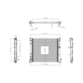 2012-2014 Cadillac Cts- Coupe Radiator - GM3010521-2