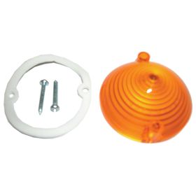 1965-1966 FORD MUSTANG Amber Park Light Lens Without Logos - GMK302007064