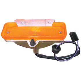 1966-1967 CHEVROLET NOVA Driver Side Amber Park Light Assembly - GMK401107166L