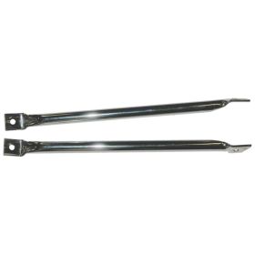 1967-1969 Chevrolet Camaro Fender Brace Frt Lh/rh  To Radiator Support Polished Triple-chrome - Best Value ®