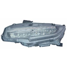 2016-2020 Honda Civic Coupe Head Lamp Driver Side Led Ex/Ex-L/Ex-T/Lx Model HQ - OEM# 33150TBAA11 - HO2502176-3