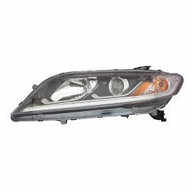 2016-2017 Honda Accord Coupe Head Lamp Driver Side Halogen W/Led Doorl Ex/Ex-L Model HQ - OEM# 33150T3LA31 - HO2502181-3