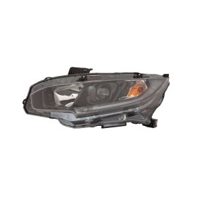 Honda Civic Sedan 2018 Driver Side Halogen Headlight Assembly - HO2502198 - OEM - 33150TEGA01