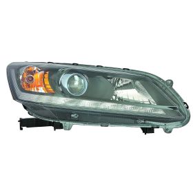 2014-2015 Honda Accord Hybrid Head Lamp Passenger Side Halogen HQ - OEM# 33100T3WA01 - HO2503166-3