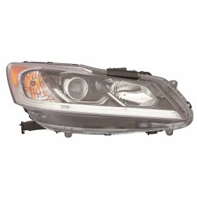 2016-2017 Honda Accord Sedan Head Lamp Passenger Side Halogen Lx HQ - OEM# 33100T2AA61 - HO2503168-3