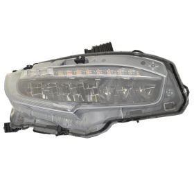 2020-2021 Honda Civic Hatchback - Reconditioned Oe Passenger Side Led Headlight Assembly - HO2503199