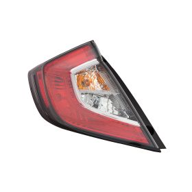 Honda Civic Hatchback 2017-2021 Driver Side Outer Tail Light Assembly - HO2804116 OEM# 33550TGGA02