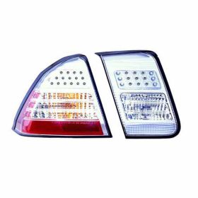 2001-2005 Honda Civic- Sedan Performance Rear Lamp Set Lh (Driver Side)+Rh  (Passenger Side) - Led - Titanium -Inner / Outer - CAPA Certified? - HO2811272XC-2