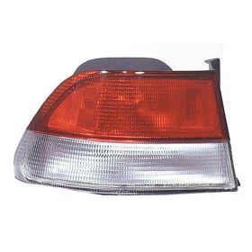 Honda Civic Coupe 1999-2000 Driver Side Outer Tail Light Lens And Housing - HO2818110 OEM# 33551S02A51
