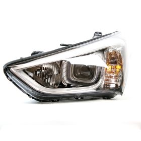 2013-2016 Hyundai Santa Fe Sport Head Lamp Driver Side Halogen Sports Black Bezel HQ - OEM# 921014Z010 - HY2502169-3