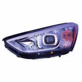 Hyundai Santa Fe (6-7 Seater) 2013-2016 Driver Side Halogen Headlight Assembly - HY2502175