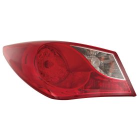 2011-2014 Hyundai Sonata Tail Lamp Driver Side Exclude Hyb HQ - OEM# 924013Q000 - HY2804116-3