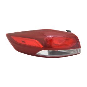 Hyundai Elantra Sedan 2017-2018 Driver Side Bulb Type Outer Tail Light Assembly - HY2804142 - OEM - 92401F2020