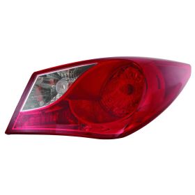 2011-2014 Hyundai Sonata Tail Lamp Passenger Side Excludes Hyb HQ - OEM# 924023Q000 - HY2805116-3