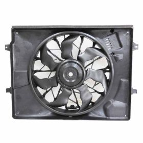 KIA Optima Hybrid 2016-2017 Radiator And Condenser Fan Assembly With Two Fans Side By Side-for Hybrid - HY3115159 - OEM - 25380E6000