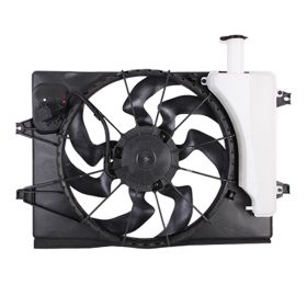 2021 Hyundai Elantra Sedan Radiator And Condenser Fan Assembly With One Big Fan - HY3115174-2 OEM #25380AB000